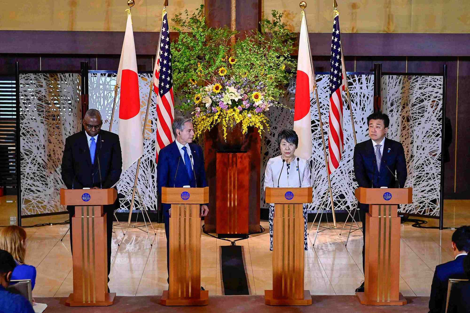 Les Etats-Unis et le Japon s'inquiètent de la politique agressive de la Chine et de son soutien apporté à la Russie, aux côtés de la Corée du Nord.