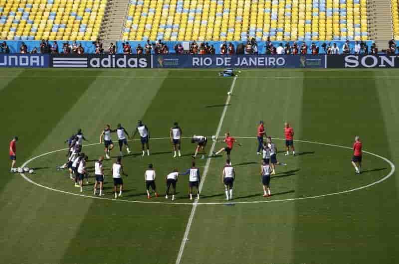 France et Allemagne à l'arrêt avant l'affrontement du Maracanã