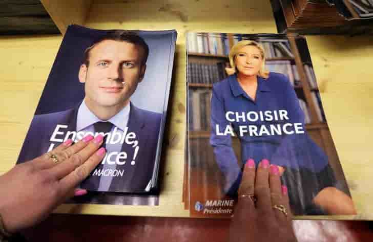 Macron serait elu avec 60% (+0,5) contre le pen