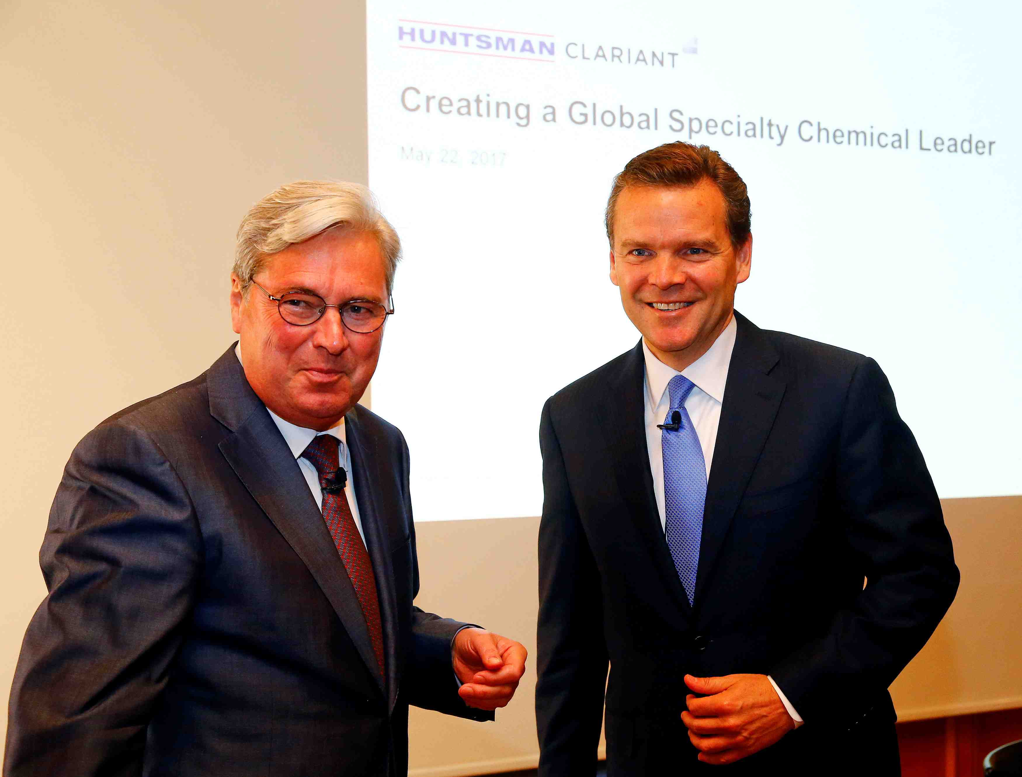 Clariant et huntsmann fusionnent