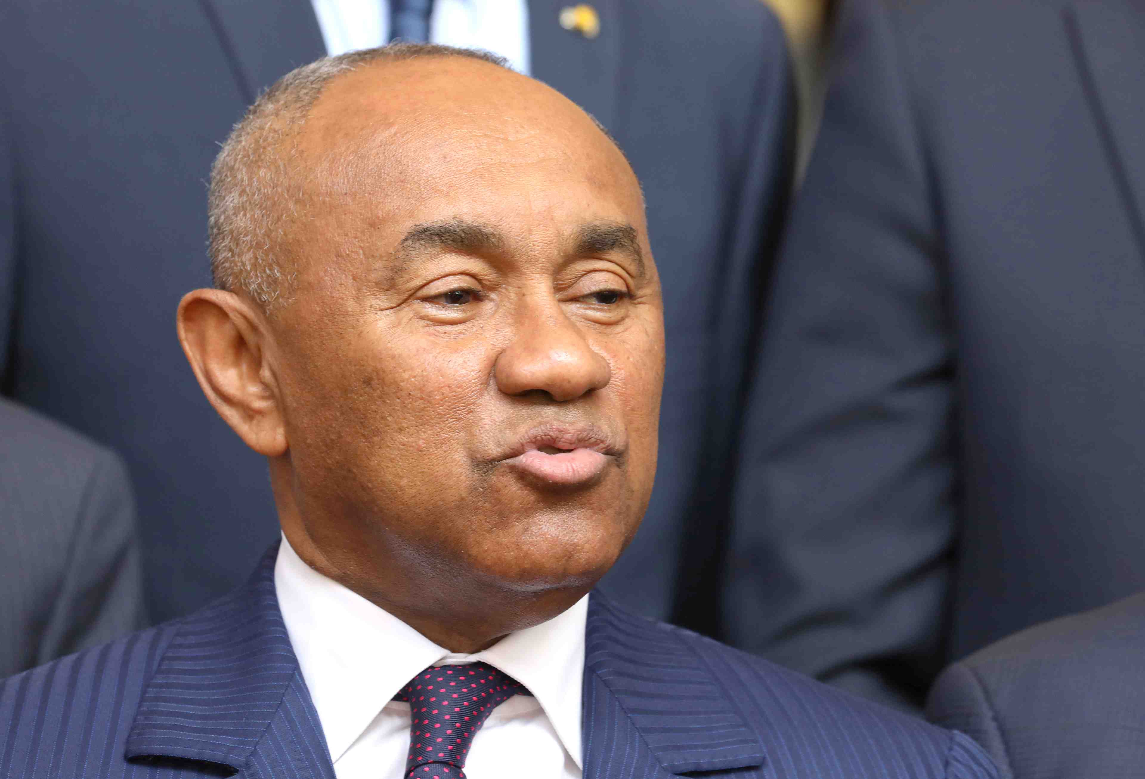 Le president de la confederation africaine de football entendu a paris