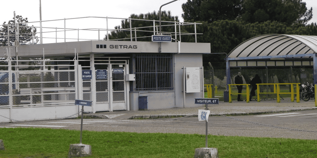 L'entrée ouest de GFT à Blanquefort