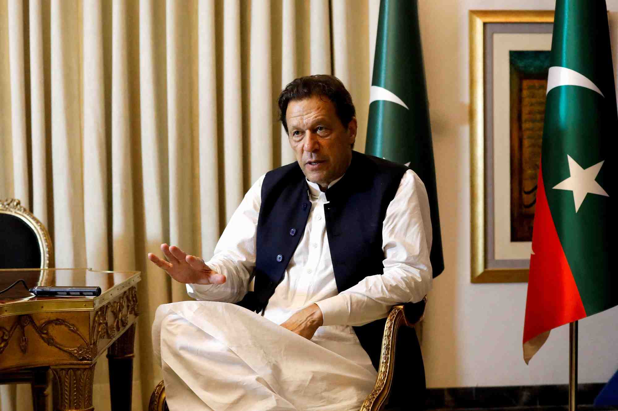 Photo d'archives de l'ancien premier ministre pakistanais imran khan