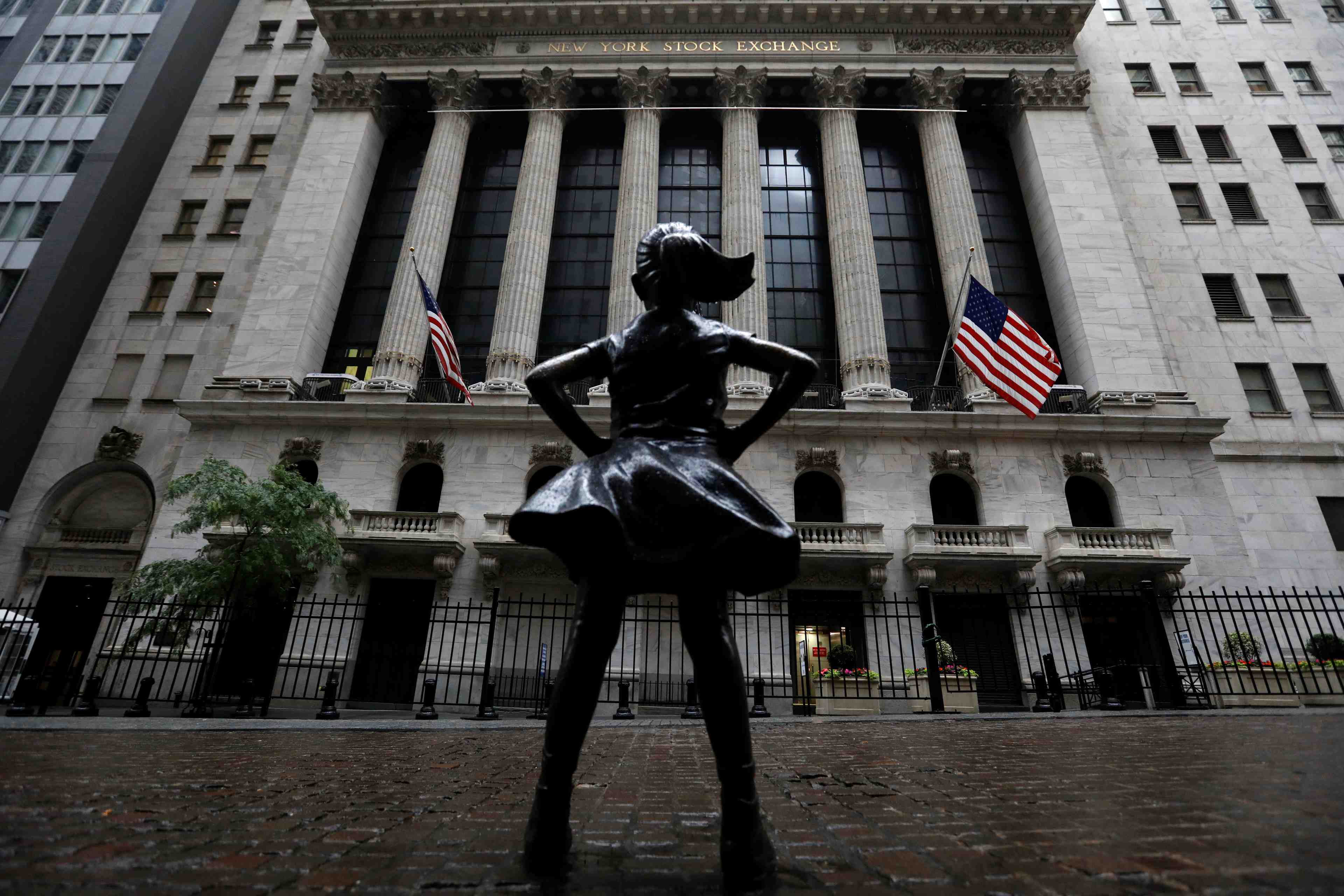 La bourse de new york evolue en forte hausse