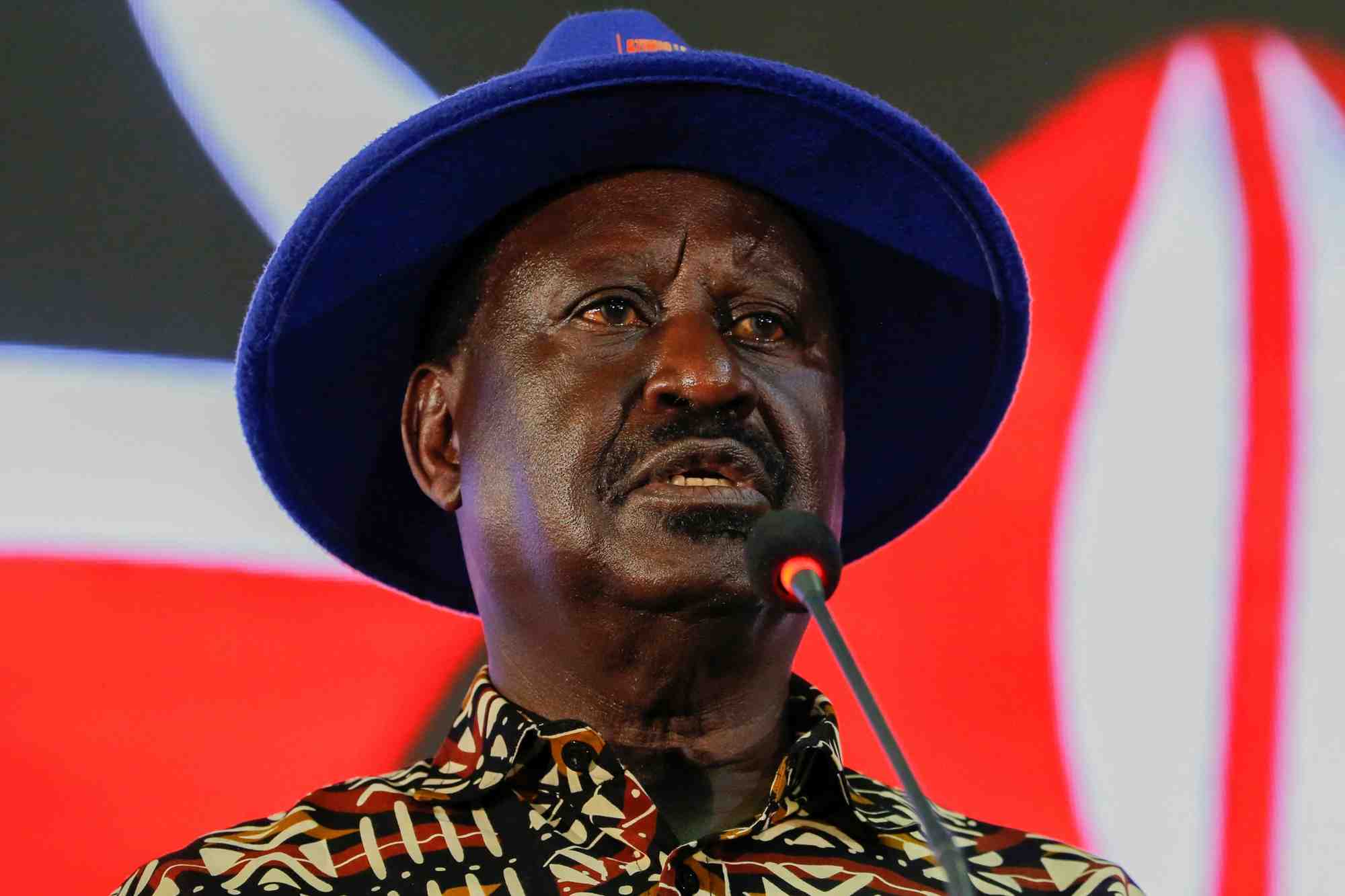 Kenya: le candidat perdant odinga rejette le resultat de l'election presidentielle