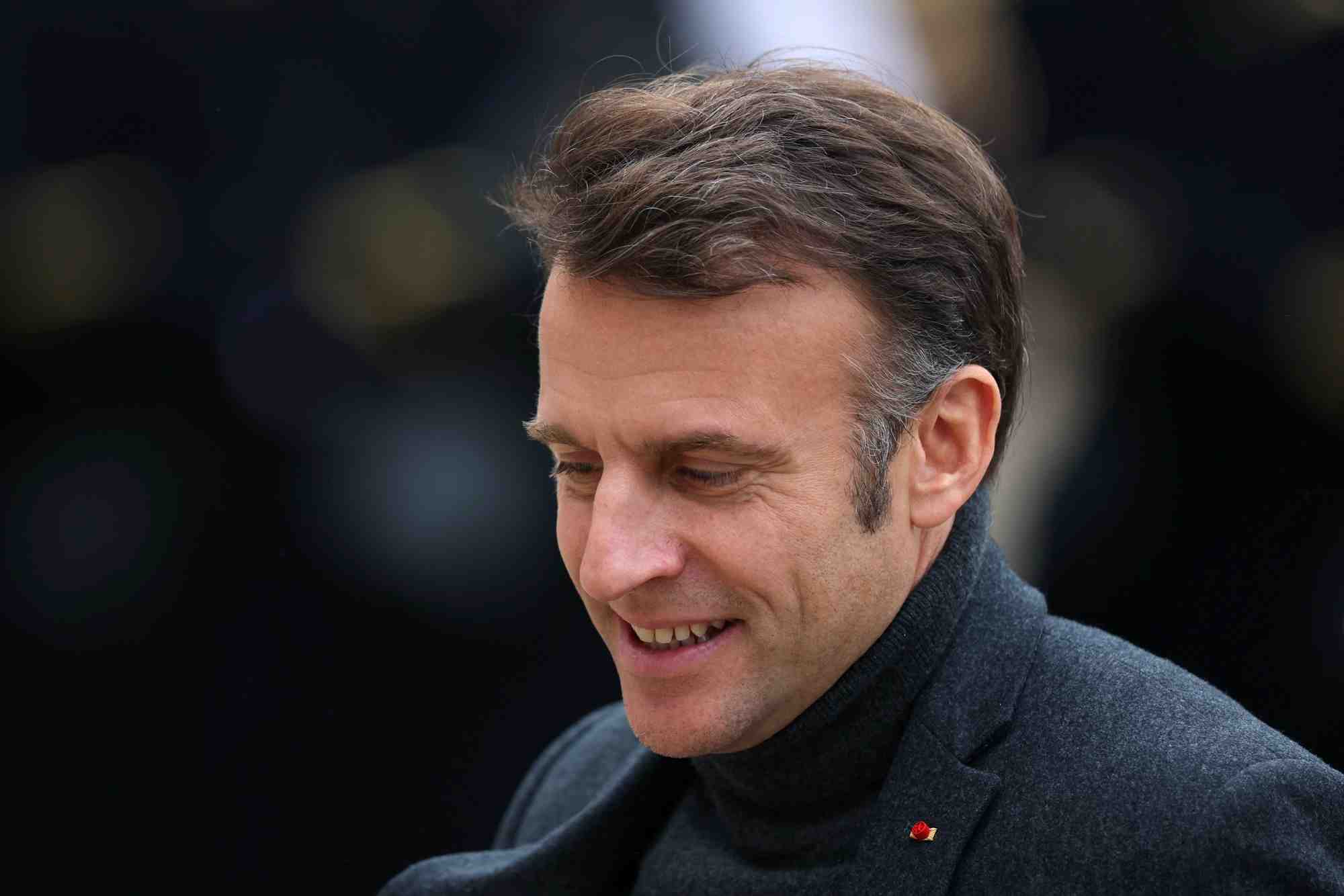 Le president francais emmanuel macron