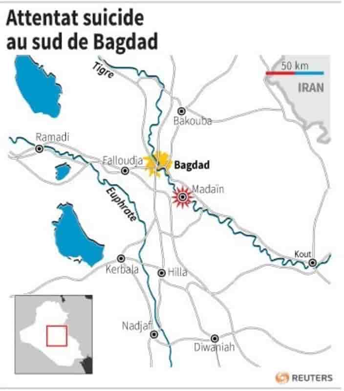 Attentat suicide au sud de bagdad