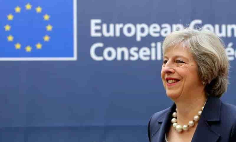 A bruxelles, may evoque les conditions du brexit