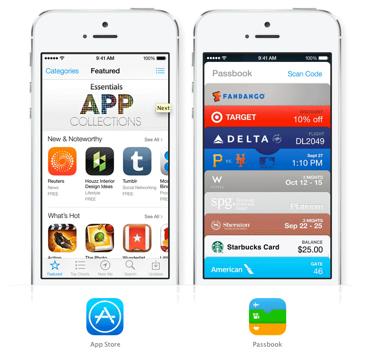 App Store et Passbook