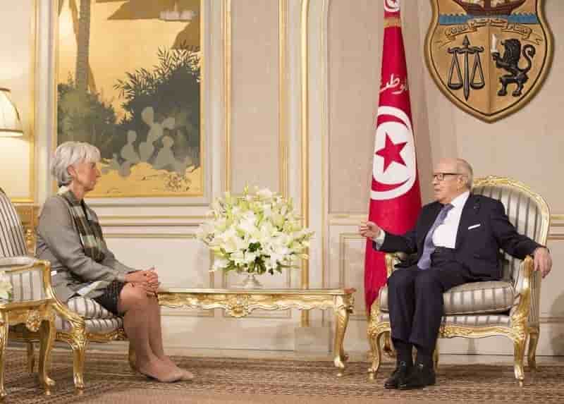 2015, FMI, Tunisie, aide, Christine Lagarde, Beji Caid Essebsi, Tunis, Carthage,