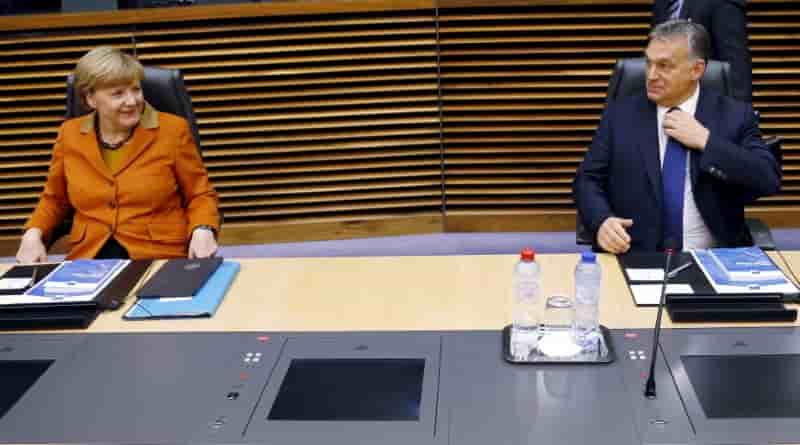 Merkel, juncker prennent acte de la victoire d'orban