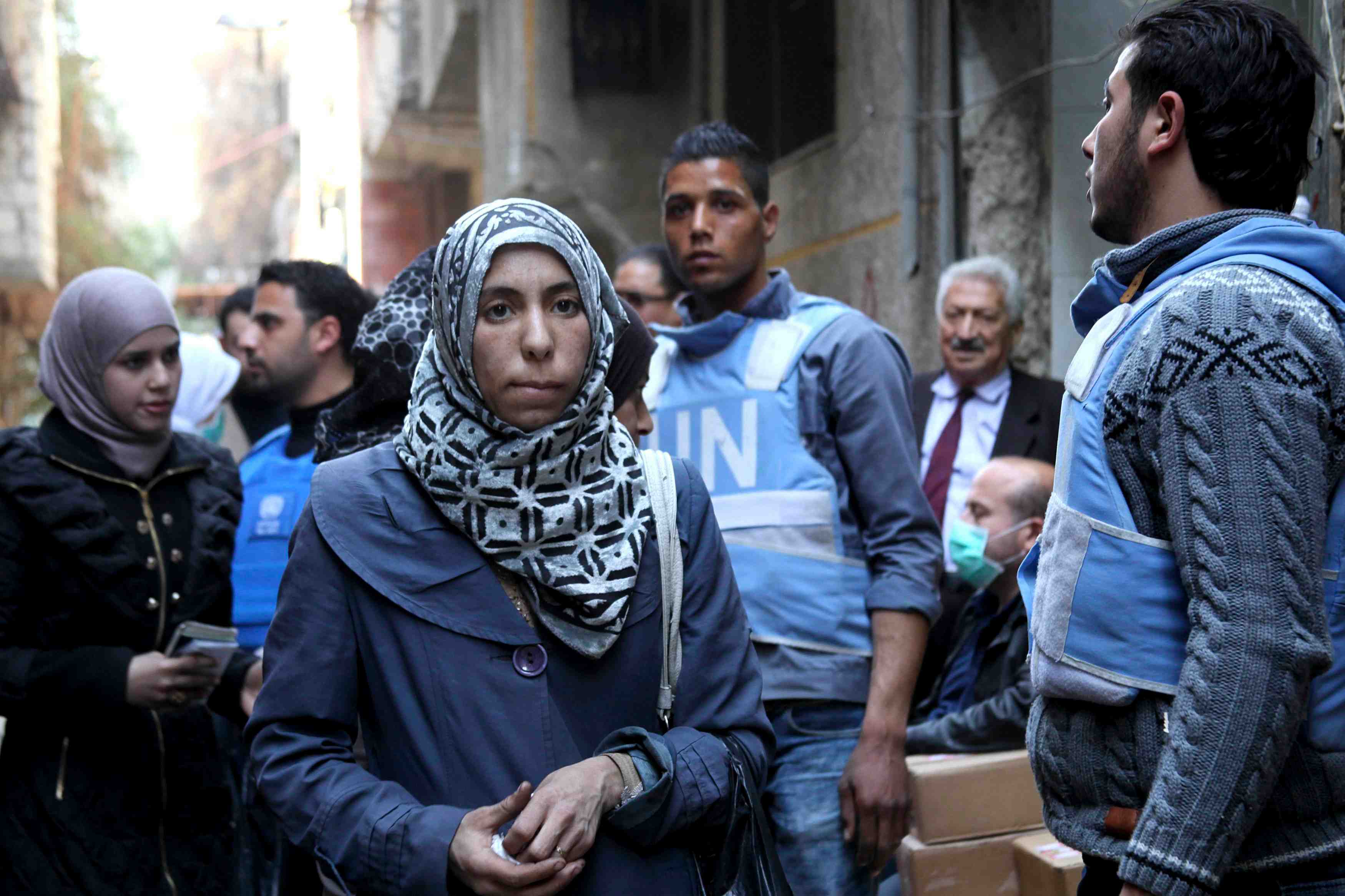 L'onu se penche sur le sort des refugies du camp syrien de yarmouk