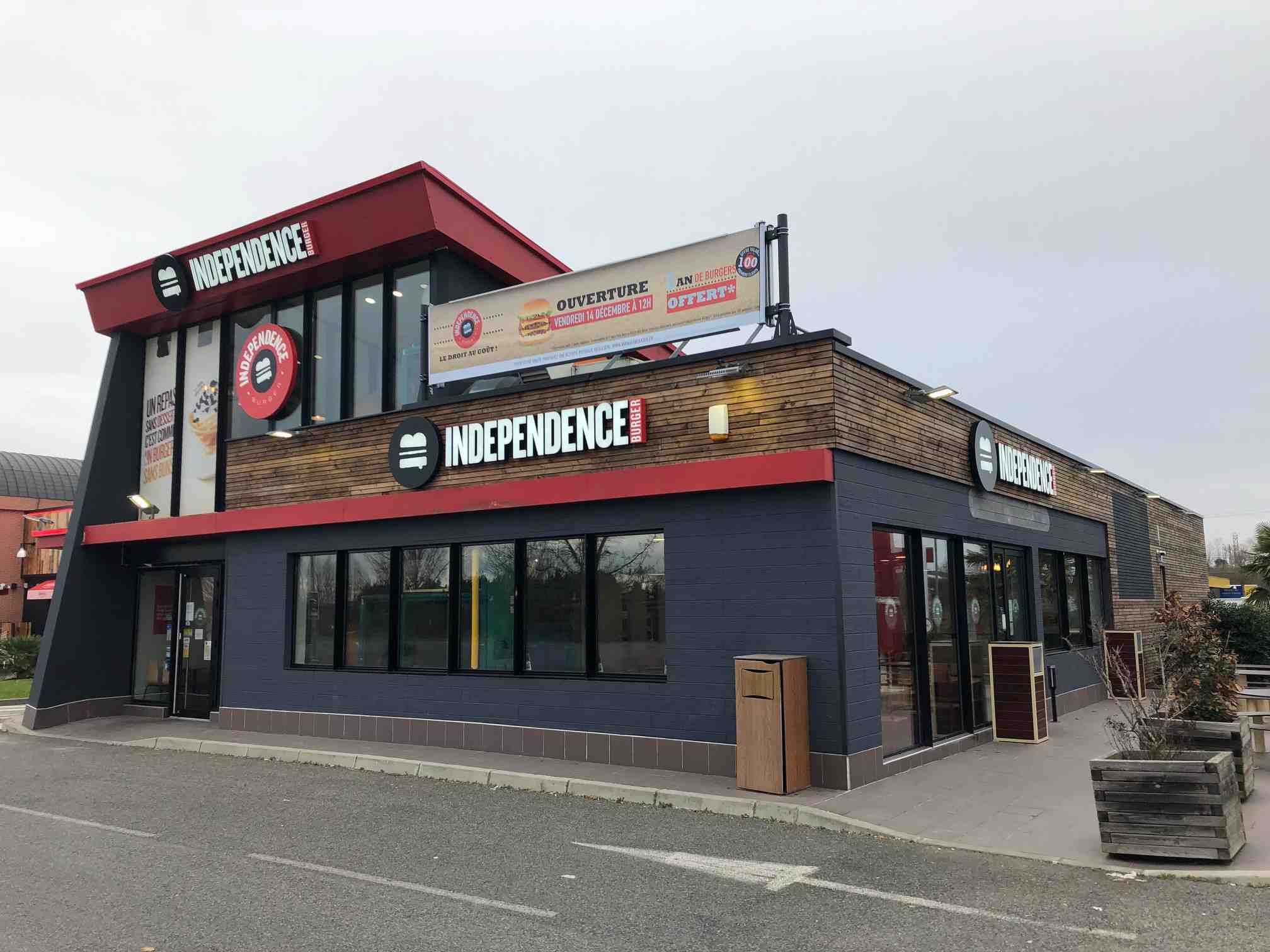 Le nouveau restaurant Independence Burger de Roques-sur-Garonne
