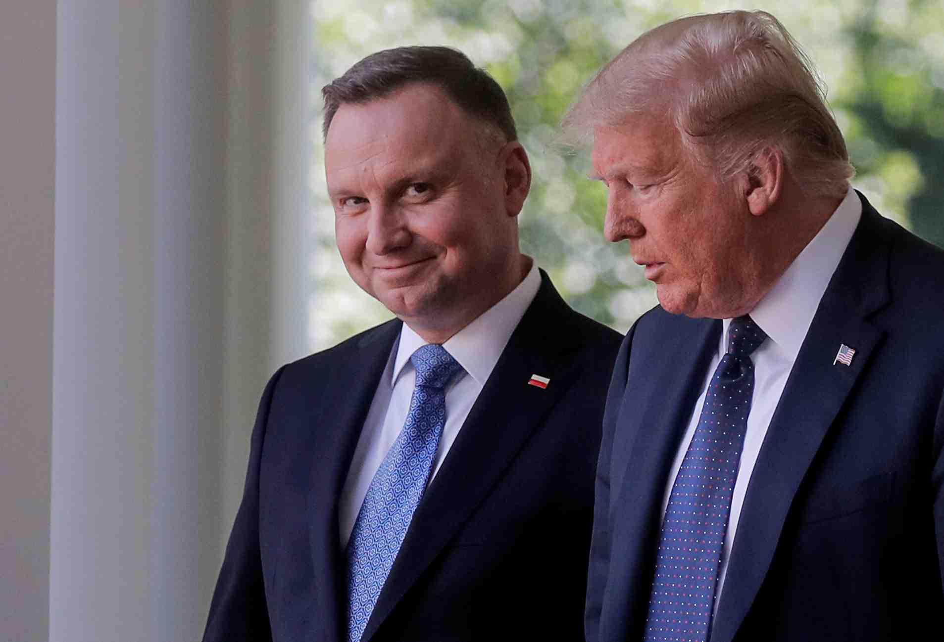 Trump et duda pensent deplacer les troupes us de l'allemagne vers la pologne