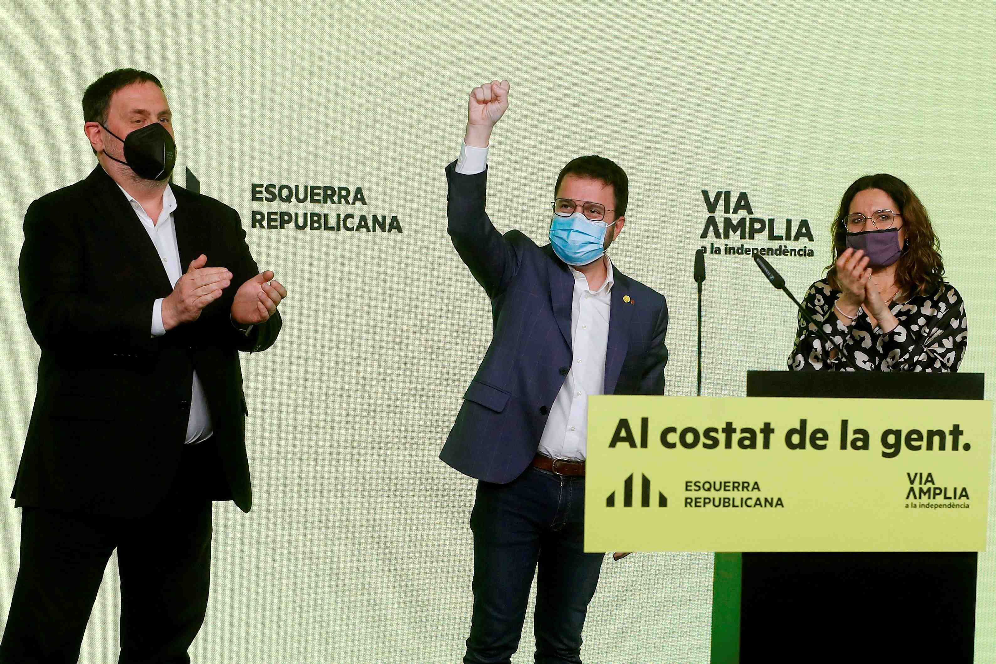 Espagne: les independantistes donnes vainqueurs des regionales en catalogne