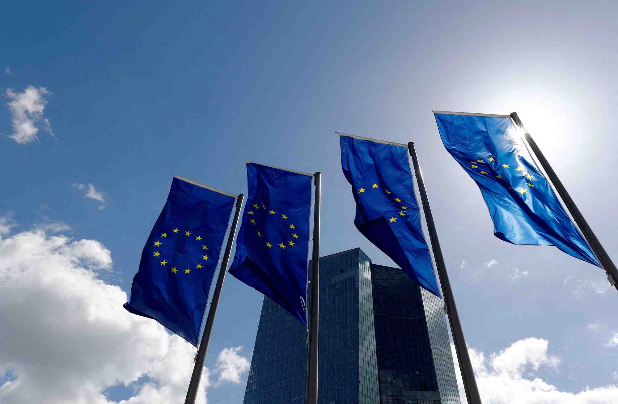 Siege de la banque centrale europeenne a francfort