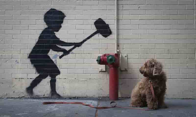 Des graffitis new-yorkais de l'artiste Banksy vont être vendus