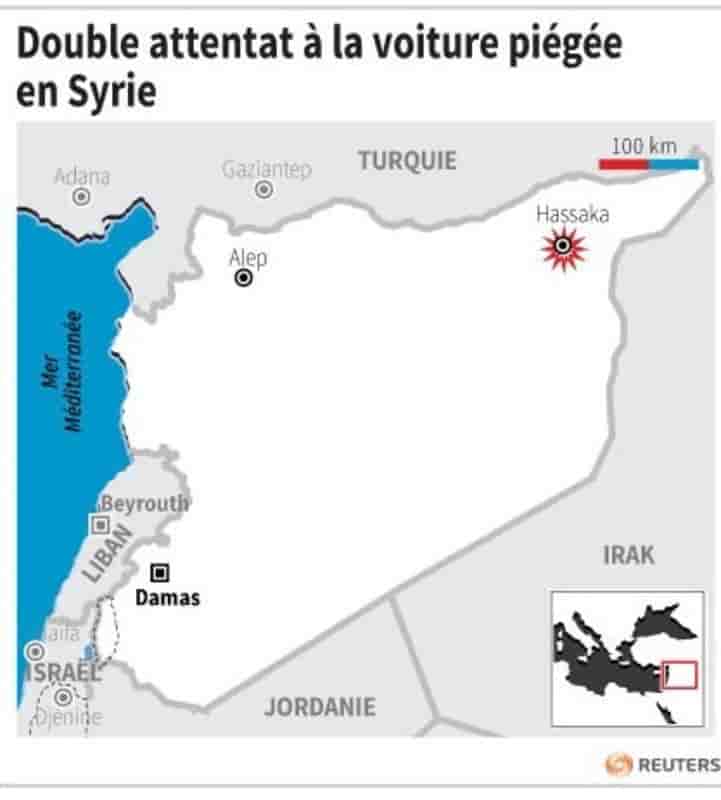 Double attentat a la voiture piegee en syrie