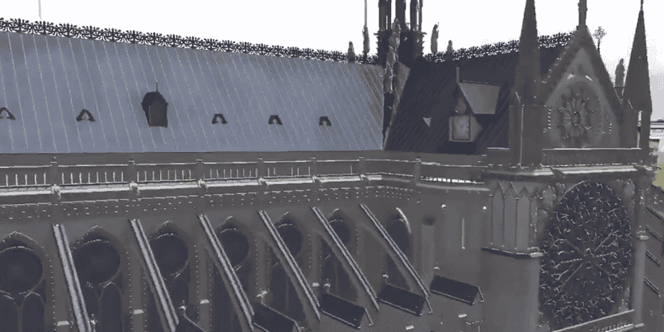 La technologie propriétaire de ICM-Soft a permis de créer cette modélisation de ND de Paris, offerte gratuitement au public