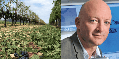 Alix Roumagnac, président de Predict Services, expérimente la prévention des coups de chaud ou coups de froid en alertant une base de données de 4.000 agriculteurs dans l'Hérault.