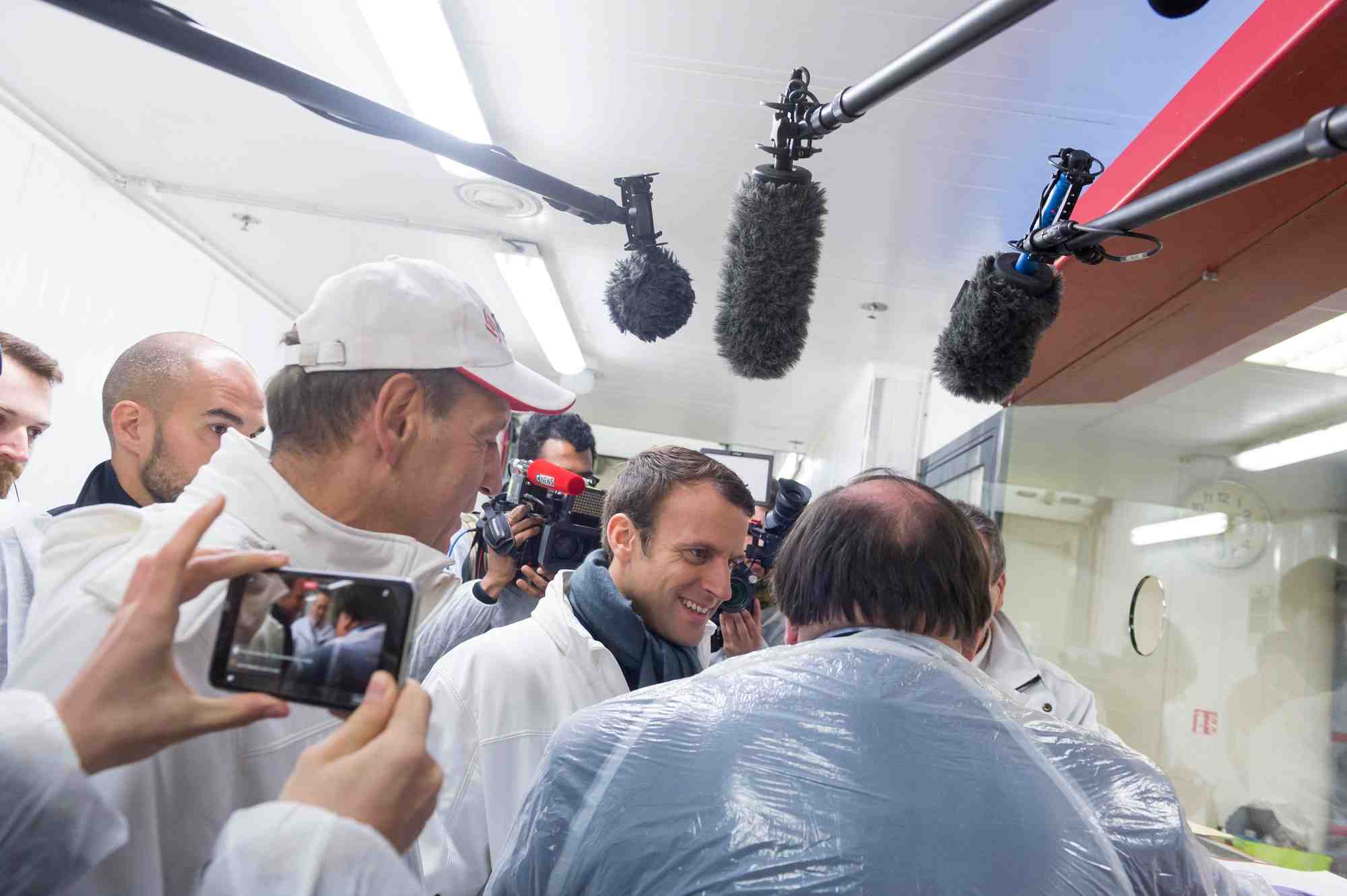 Rungis, 2017, Macron