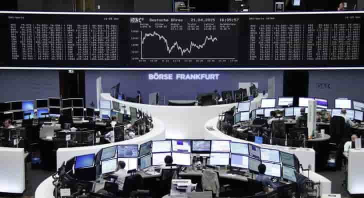 Cloture en hausse des marches europeens, portes par les resultats