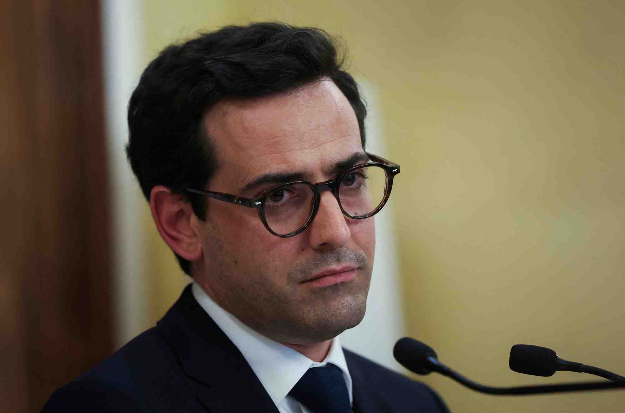 Le ministre francais des affaires etrangeres stephane sejourne