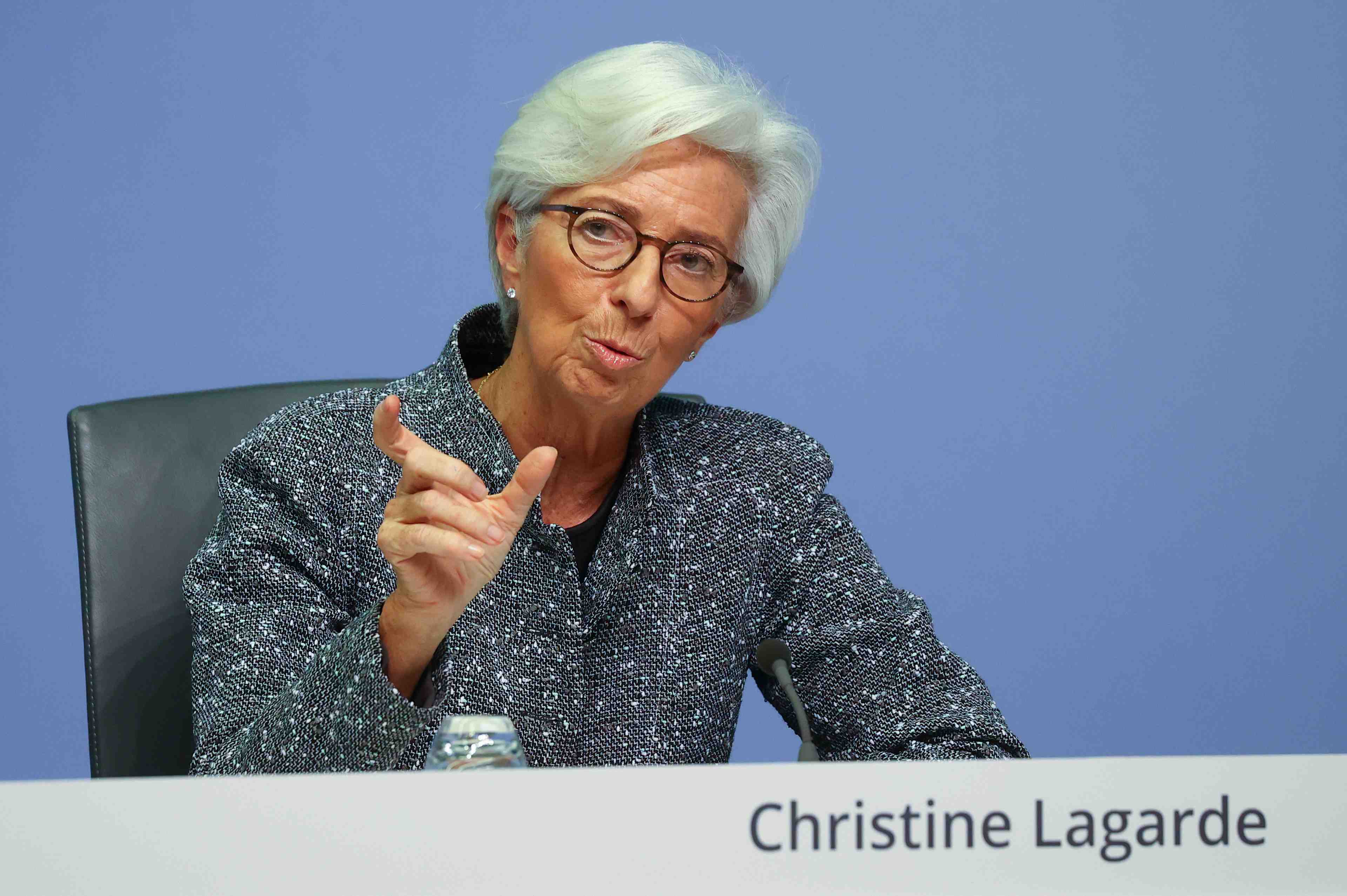 La bce empechera une hausse prematuree des couts de financement, selon lagarde