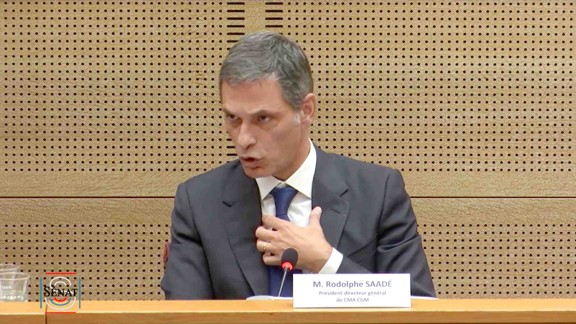 Rodolphe Saadé, CMA CGM, fret maritime, audition au Sénat, super-profits