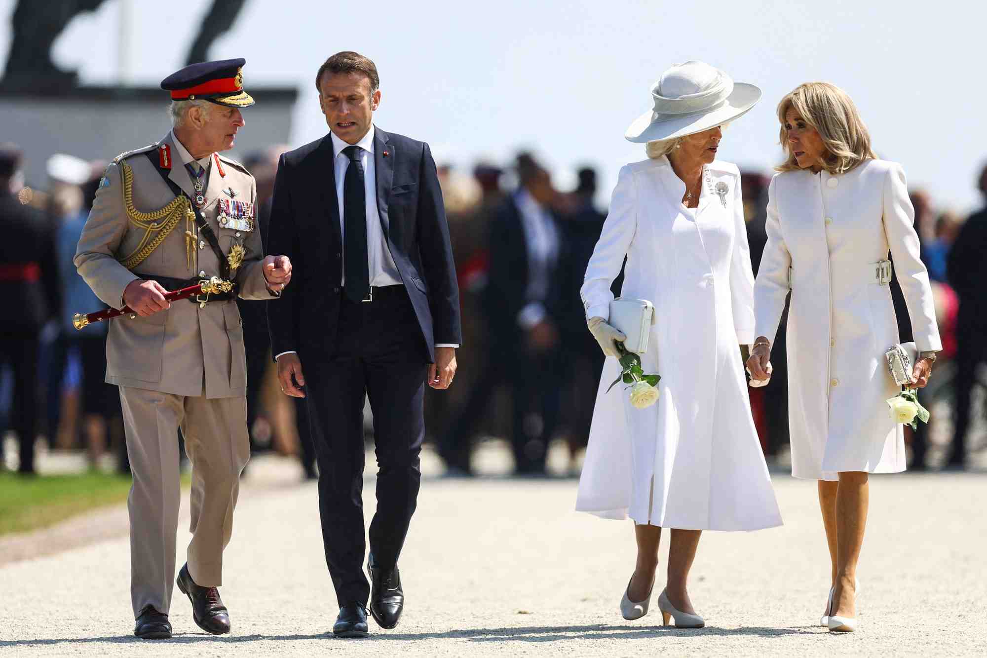 La grande-bretagne commemore le 80e anniversaire du jour j au memorial britannique de normandie, a ver-sur-mer