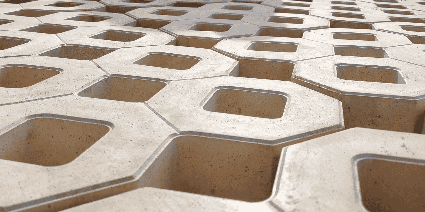 Dalles de parking de Materrup