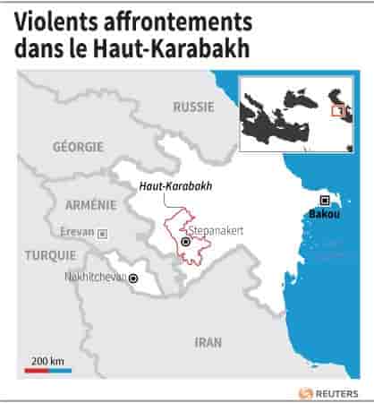 Violents affrontements dans le haut-karabakh