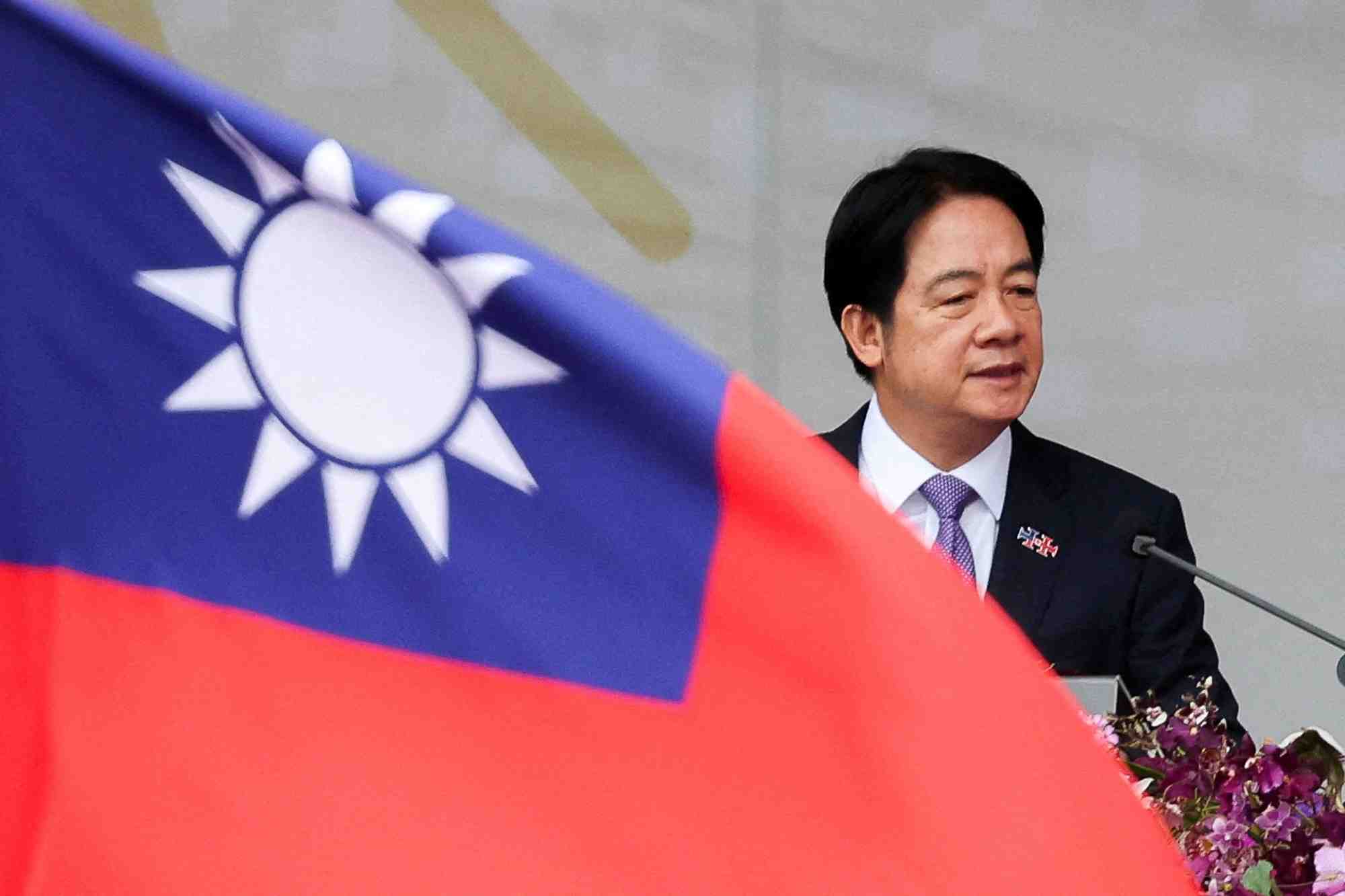 Le president taiwanais lai ching-te