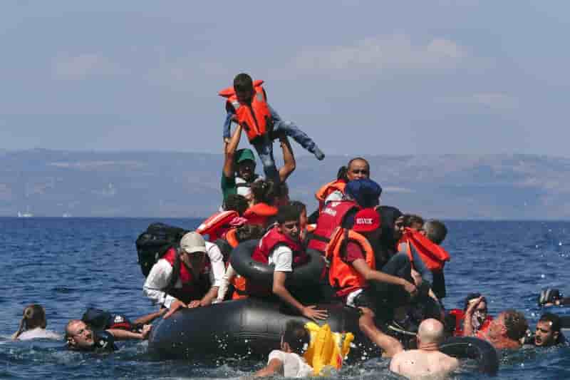 Plusieurs naufrages de canots pneumatiques au large de la grece