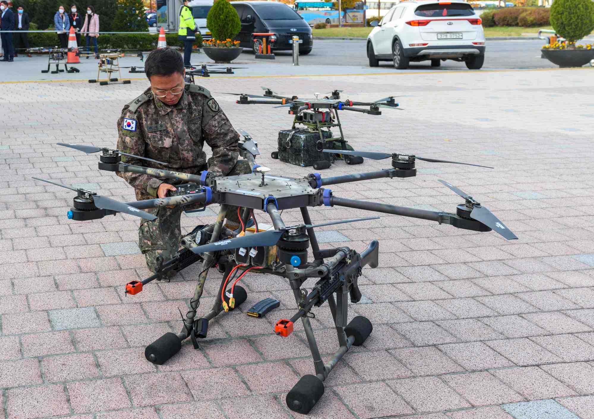 Drone, Corée du Sud, Corée du Nord, armes