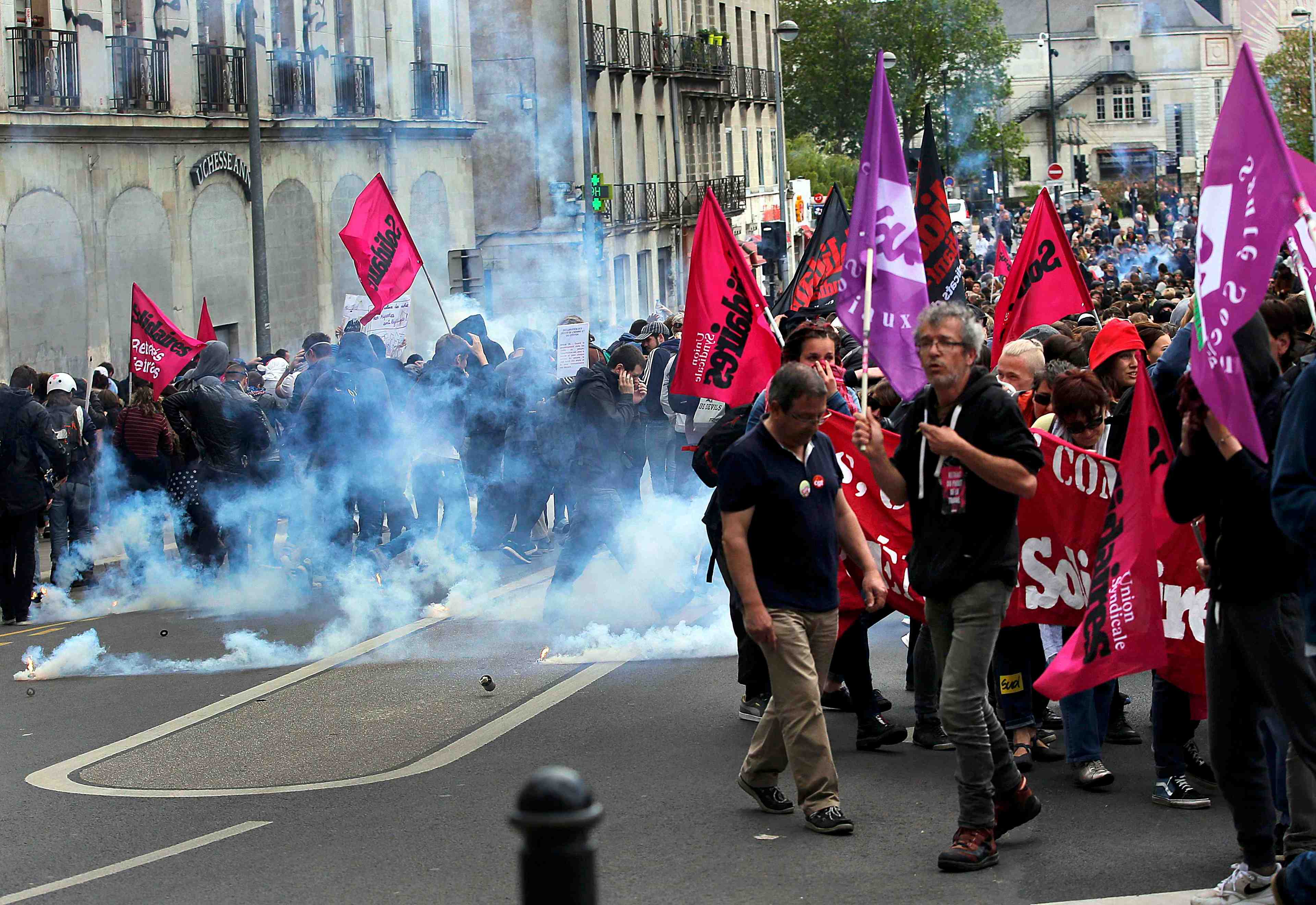 Manifestation interdite a nantes