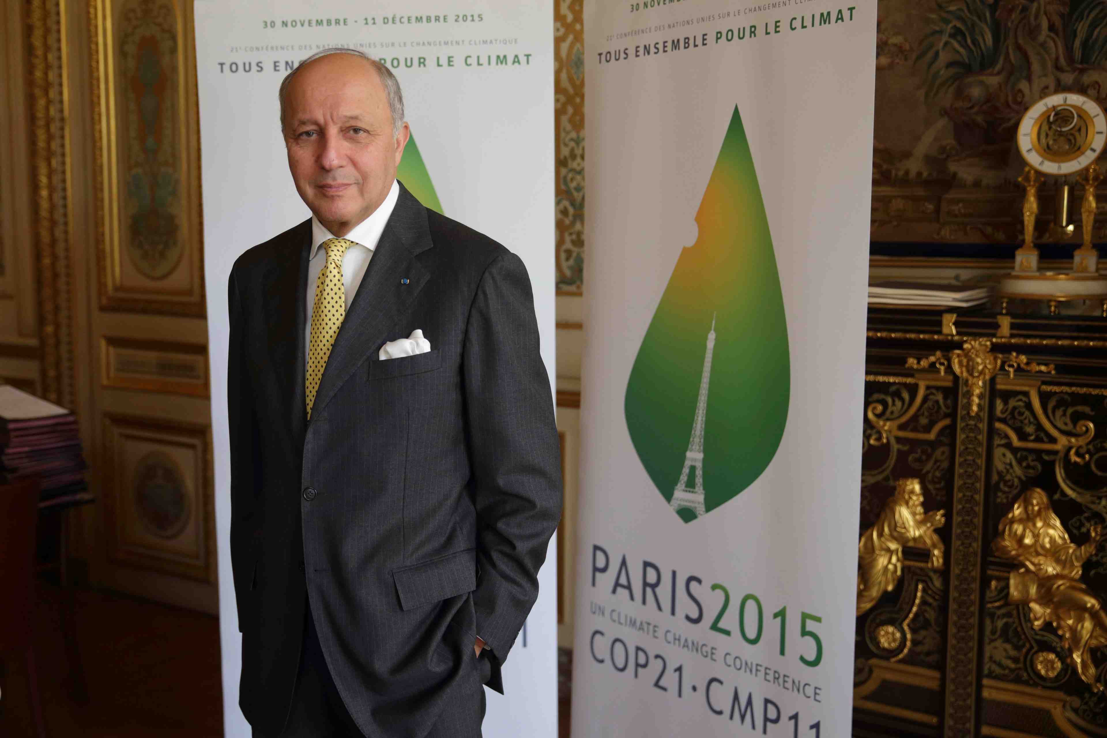 Laurent fabius veut conjurer l'echec de copenhague sur le climat