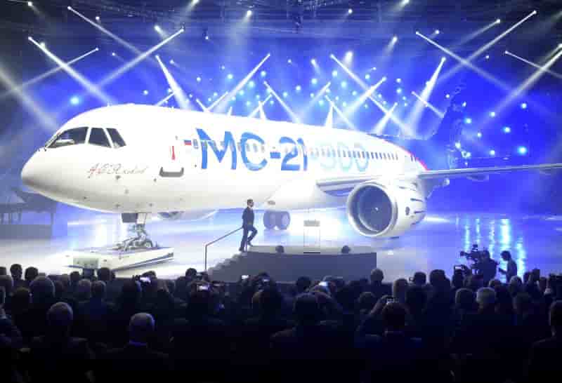 La russie presente un nouvel avion civil moyen-courrier