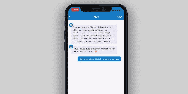 Chatbot SNCF Mindsay