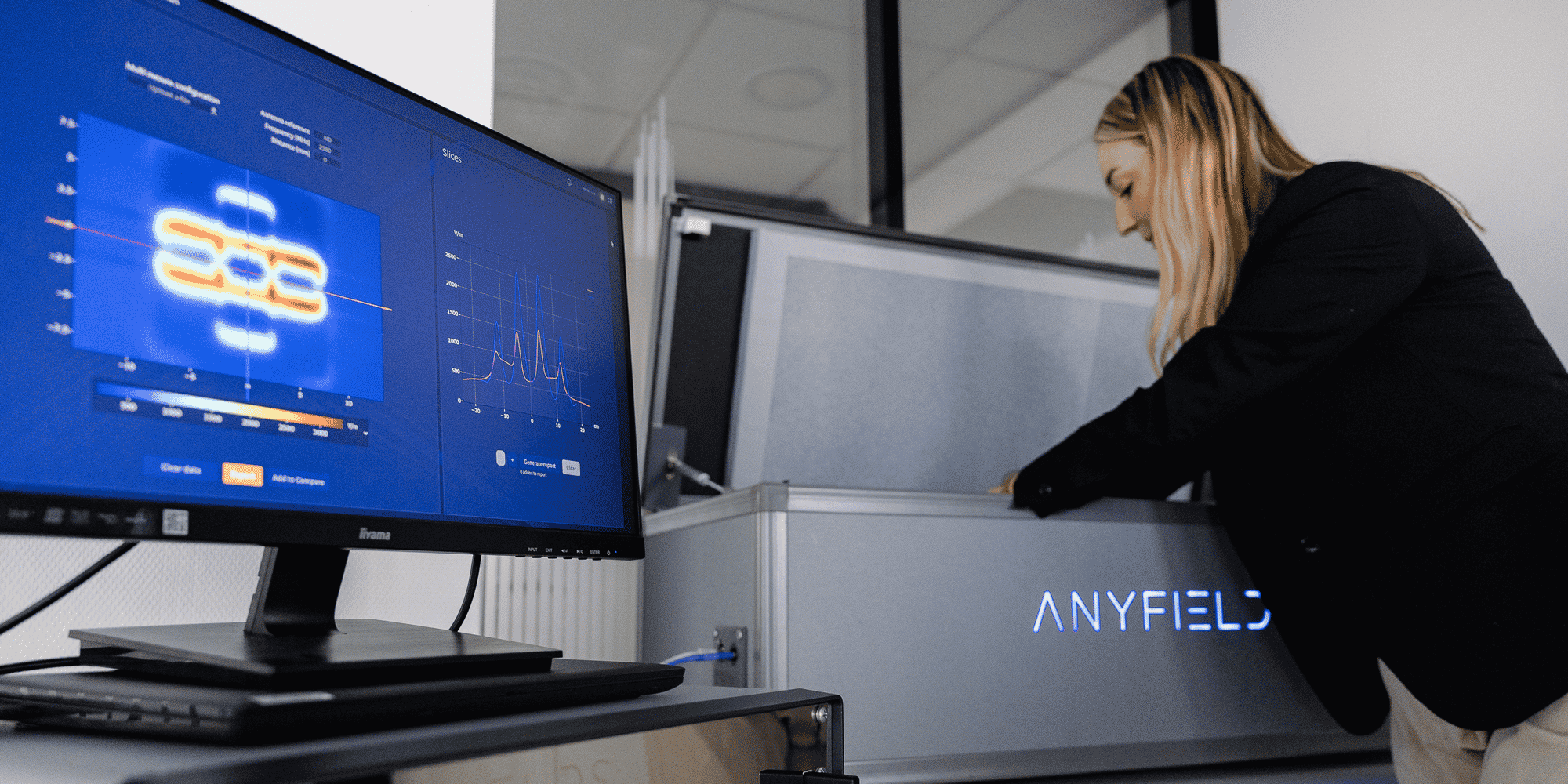Anyfields a inventé un système de mesure des antennes qui tient dans une boîte.