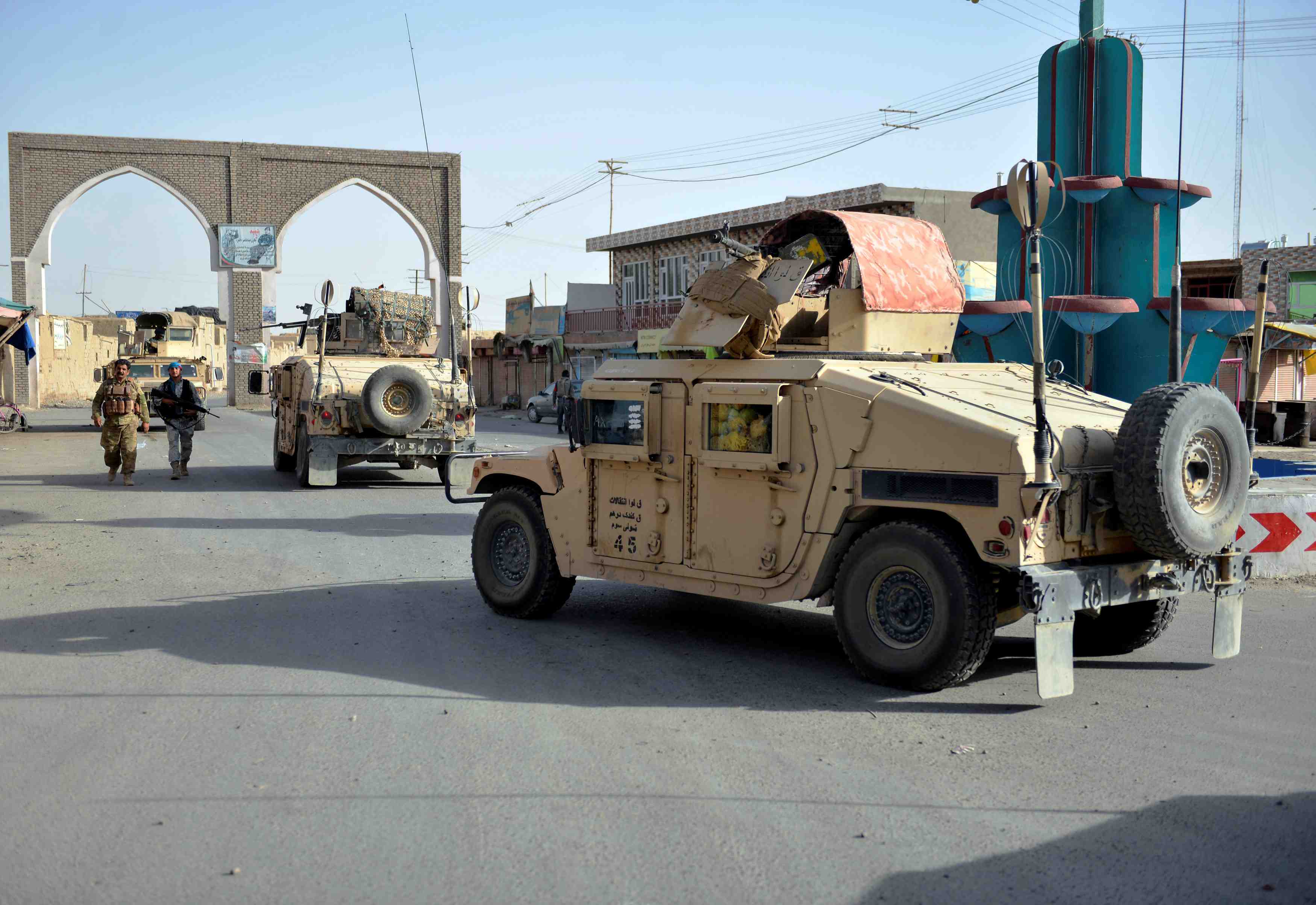 Forces speciales afghanes et conseillers us en renfort a ghazni