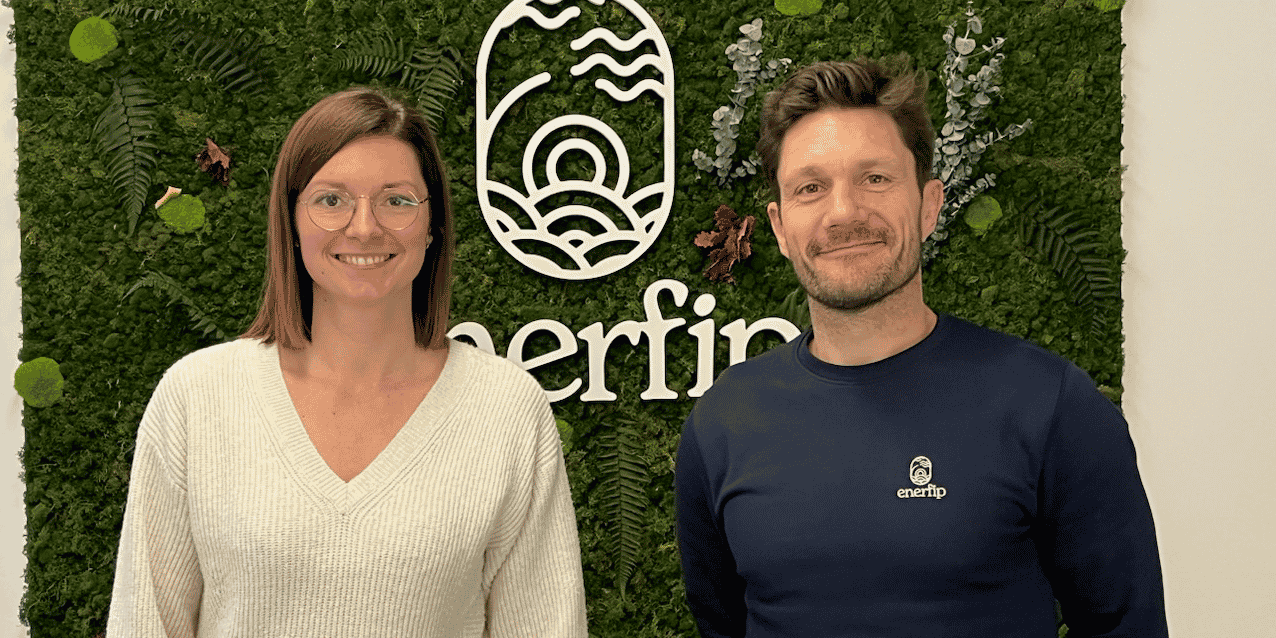 Maëva Granjon, directrice des investissements, et Julien Hostache, cofondateur et président d'Enerfip.