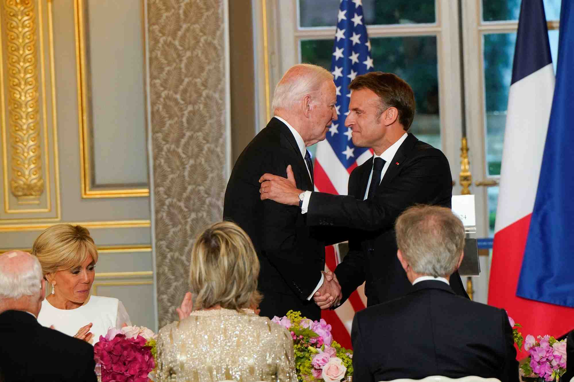 Visite du president americain biden en france
