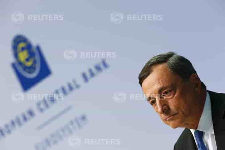 Les ambitions de draghi limitees par une opposition interne a la bce