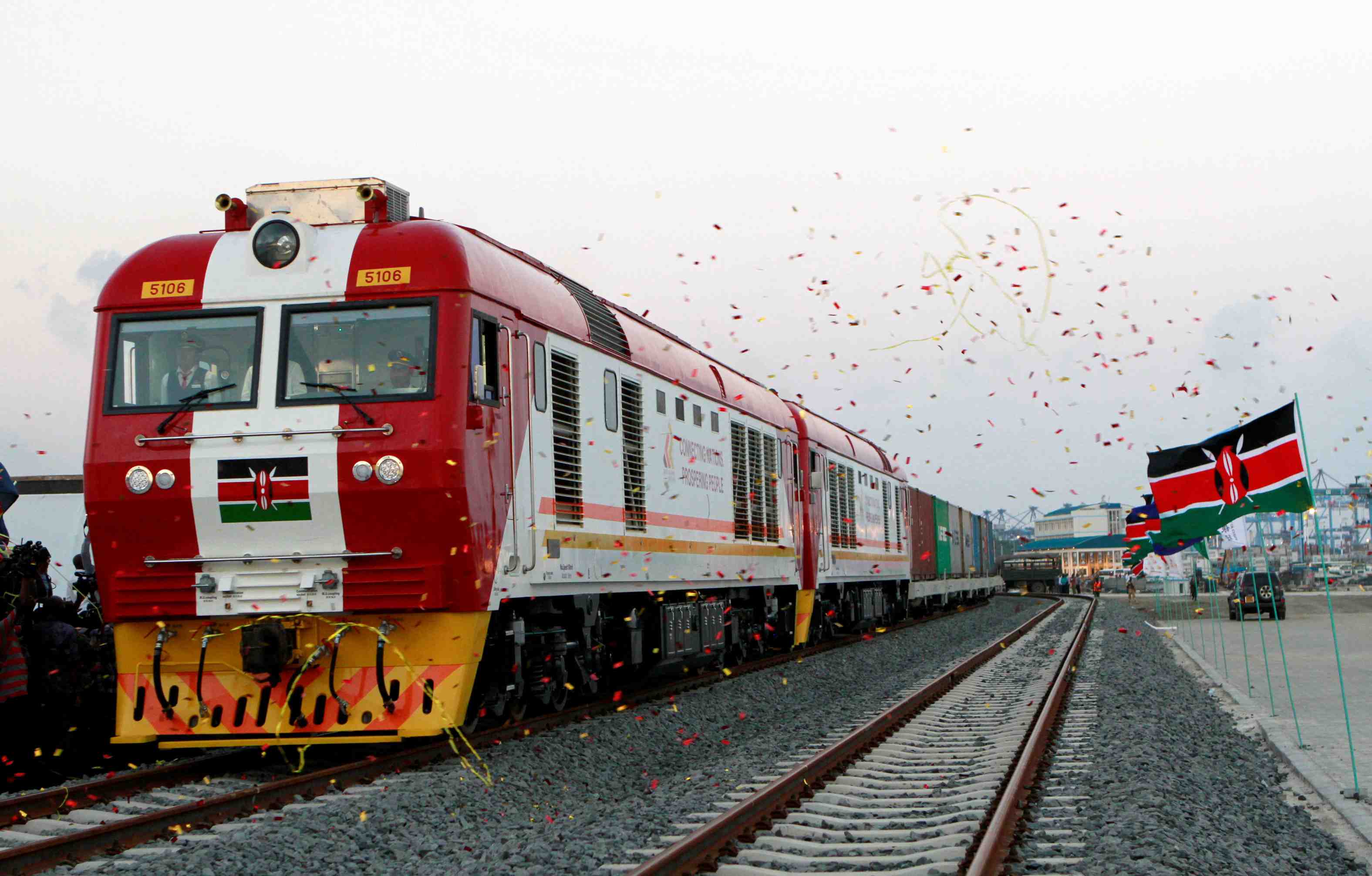 Nouvel axe ferroviaire crucial au kenya, construit par la chine