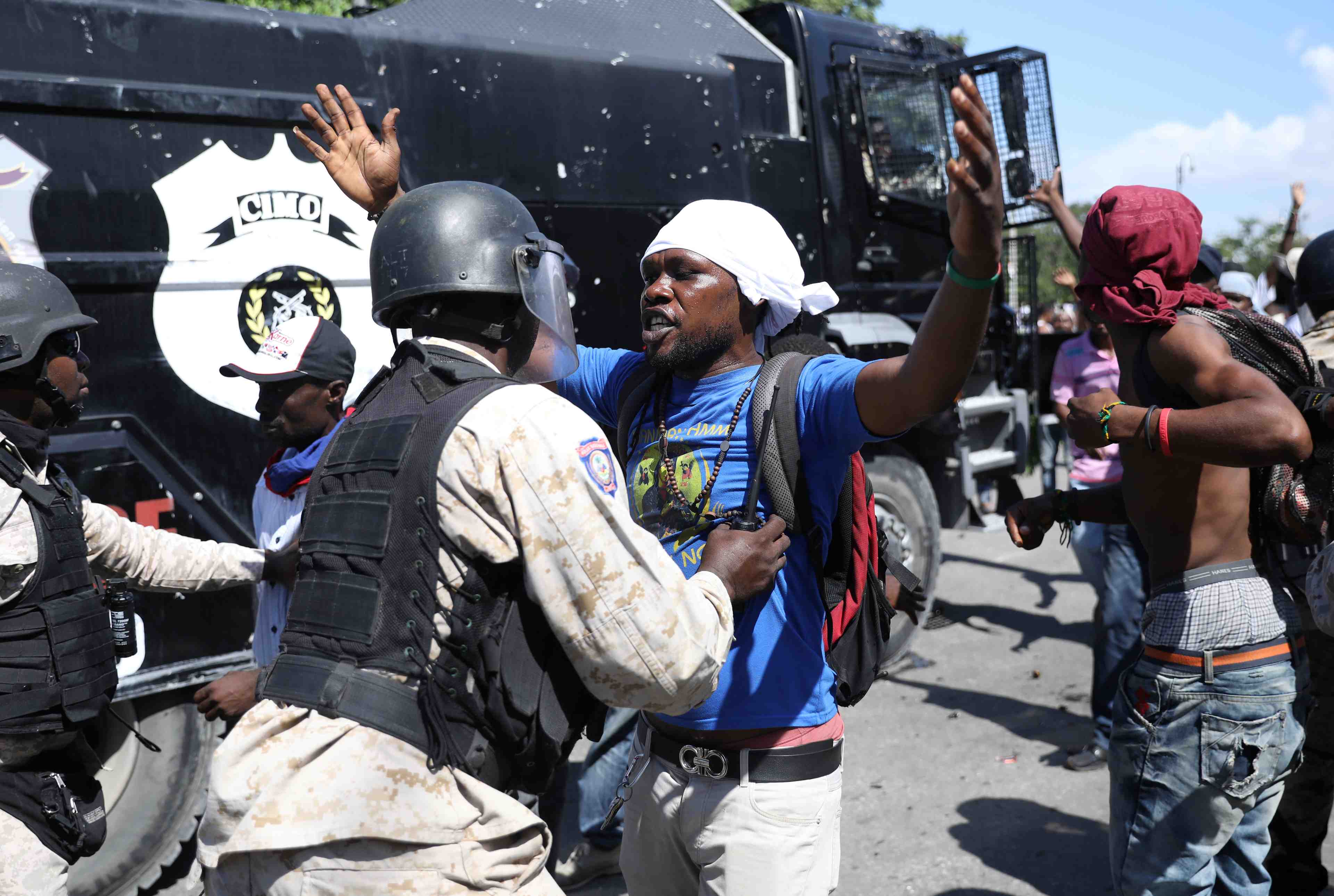 Violentes manifestations contre la corruption a port-au-prince