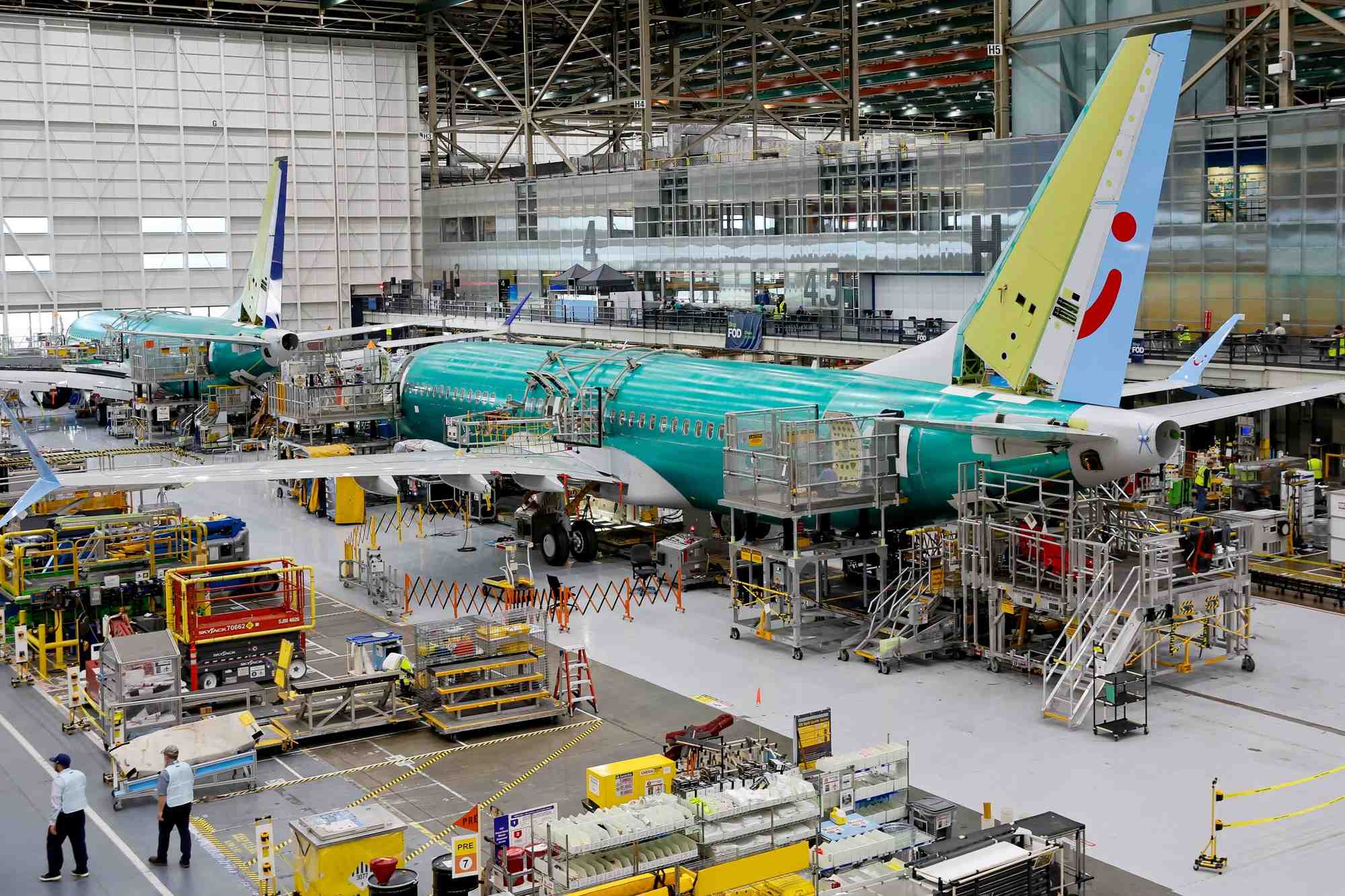 La production du Boeing 737 MAX reste limitée par l’autorité américaine de l’aviation à 38 exemplaires par mois.