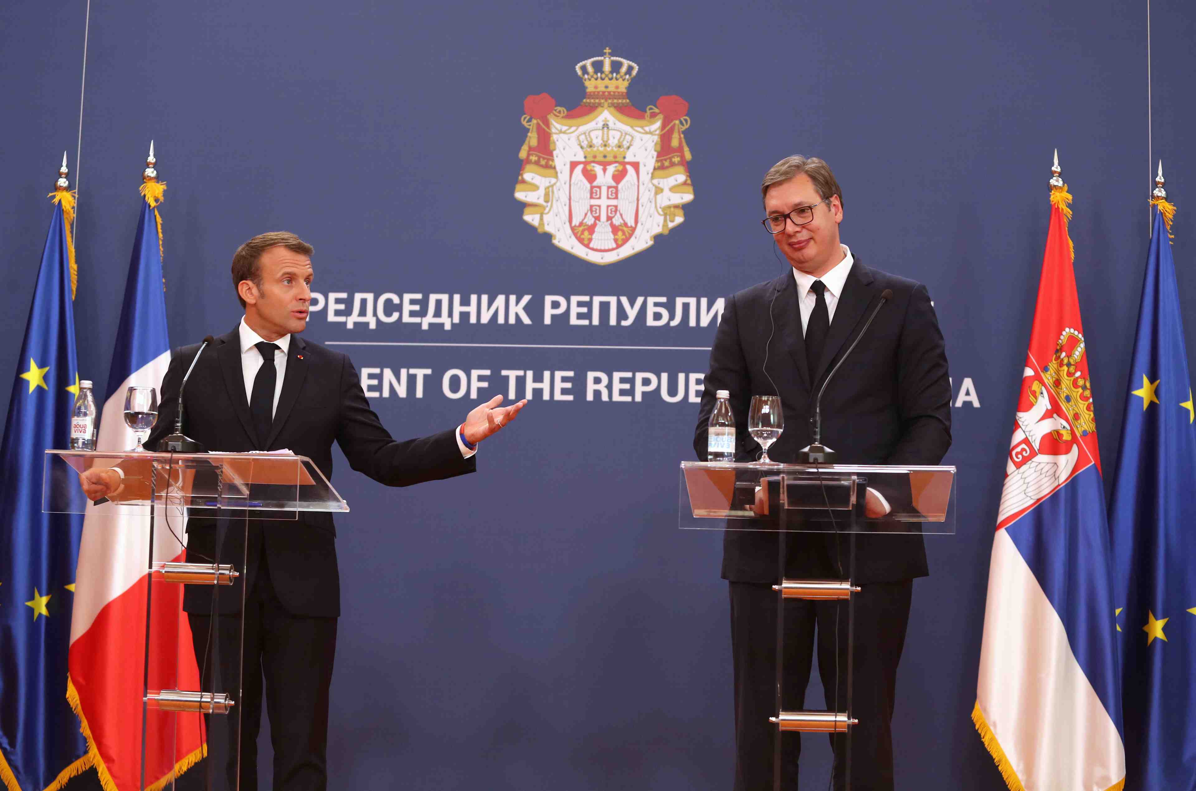 Kosovo: macron annonce une reunion dans les prochaines semaines