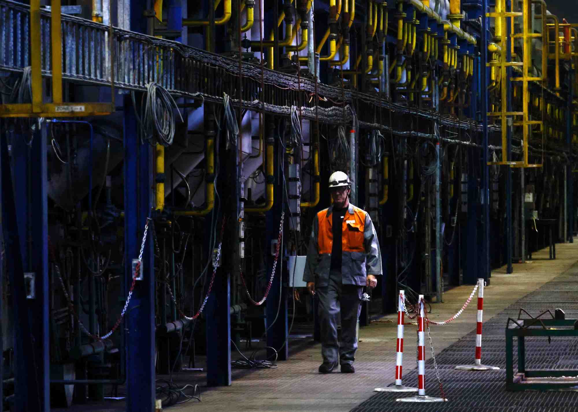 Une usine du fabricant belge d'acier inoxydable aperam