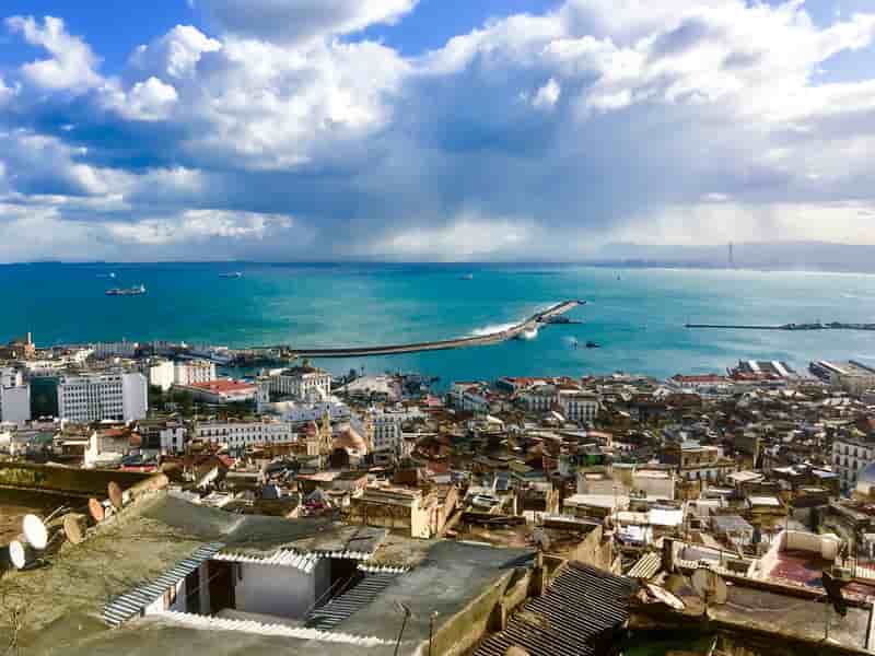 Algérie port d'alger commerce navires
